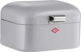 Wesco 235 001 Mini Grandy broodmand 17 x 18 x 12 cm (L/B/H) roze, roestvrij staal Voedselbewaardozen Naty Shop Cool grijs