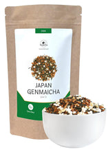 Genmaicha Japanse groene thee met geroosterde rijst, 50% Kagoshima Sencha, premium losse groene thee, traditionele mix, geen toegevoegde smaakstoffen, 100g | Wondertea Japanse groene thee Genmaicha