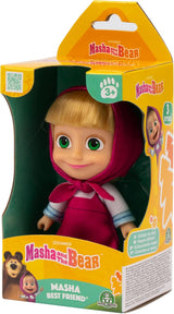 Masha en Michka pop, verzamelbaar zomeroutfitmodel van 12 cm voor 3 jaar en ouder MHA001