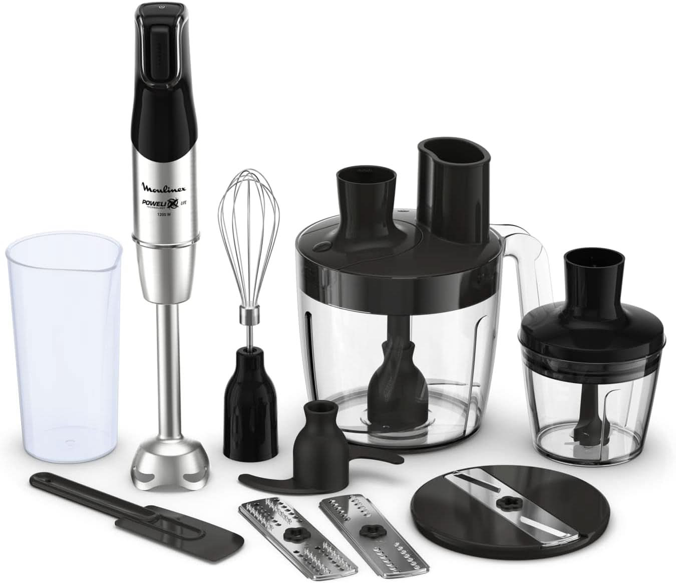 Infinyforce Pro Standmixer 1200W, Hochleistungsklingen, Schnelle Ergebnisse, Ergonomische Geschwindigkeitregelung, Geschwindigkeitregelung, Abnehmbare Spülmaschinenfeste Teile DD95JD10 Keuken Naty Shop