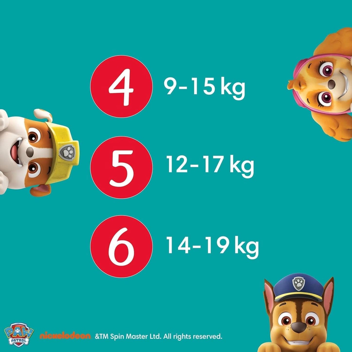 Pampers luiers Paw Patrol Broek maat 5 (12-17Kg) Baby-Dry, Junior met Stop and Protect-zak, MAANDDOOS, 160 luiers Naty Shop