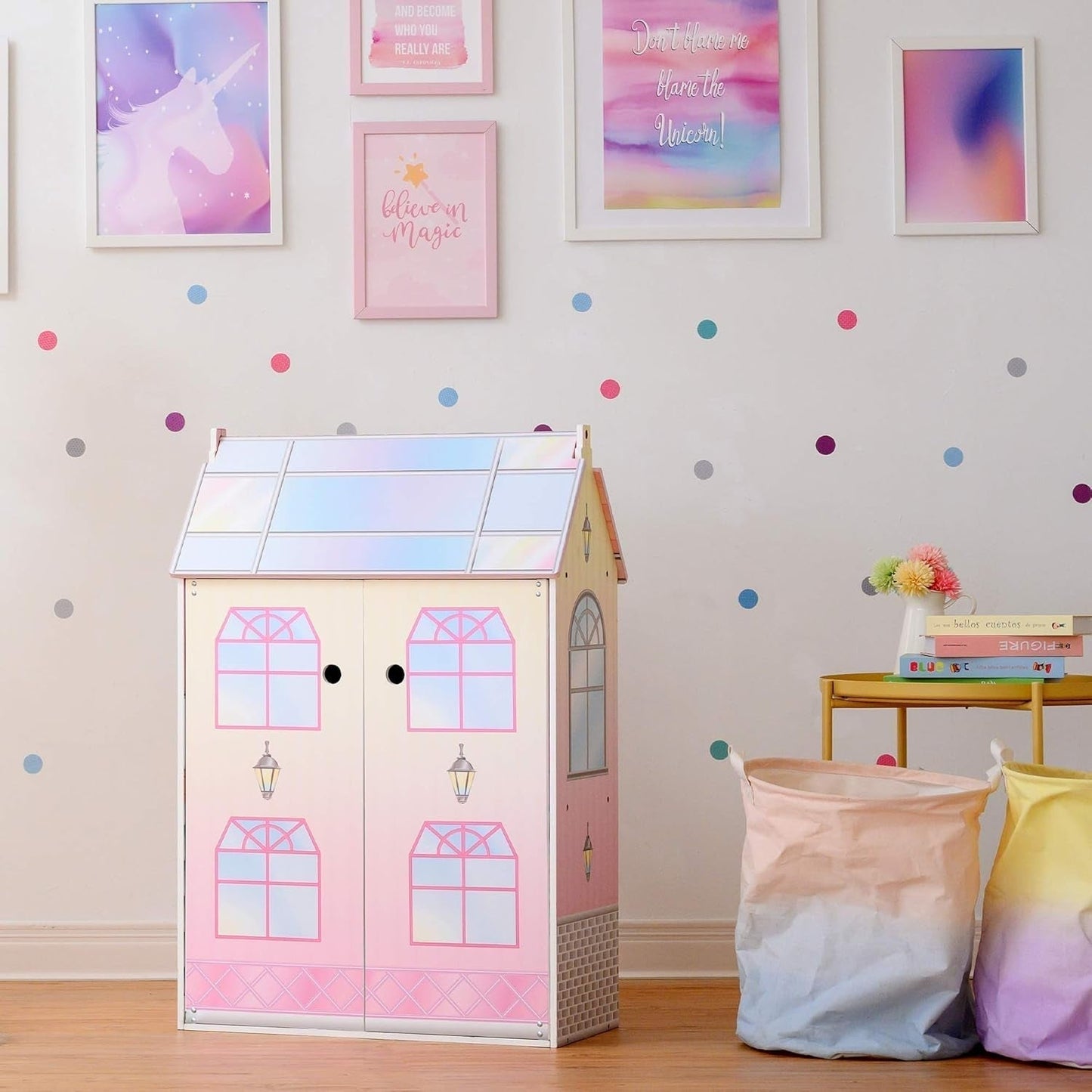 Olivias Little World Glasshouse Kids 12" poppenhuis en 10 popaccessoires 3,5" Multi Td-12518D poppenhuizen Naty Shop