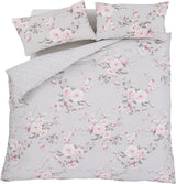 Catherine Lansfield Canterbury sprei, onderhoudsvriendelijk, Blush, sprei - 220X230Cm Bedden en dekens Catherine Lansfield Grijs