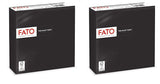 , Papieren wegwerpservetten, ideaal voor informele lunches en buffetten, verpakking van 50 servetten, maat 33X33, 4-laags, 2-laags, zwart, FSC-gecertificeerd (pak van 2)
