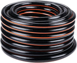 BLACK+DECKER Tuinslang 15 meter - Ø19MM - Duurzaam PVC - Tuin besproeien, auto wassen, zwembad vullen - Compatibel met elke standaard kraan - Zwart/Oranje