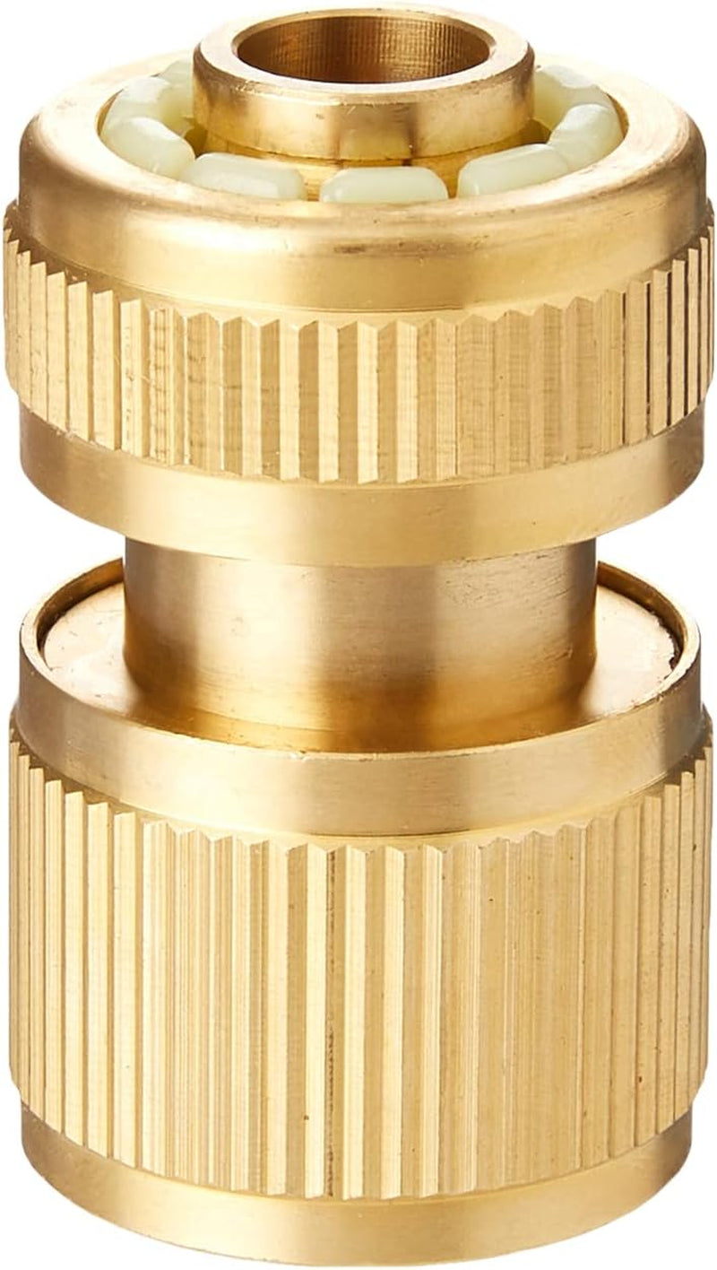 Silverline 196506 messing snelkoppeling met waterstop, 1/2" binnendraad