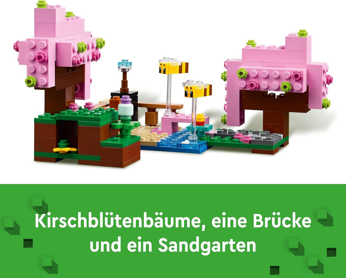 LEGO Minecraft Kersenbloesemboomgaard Speelgoedtuin om te ontdekken met Sunny, Sniffer, Zombie en Bijen Gamercadeau voor jongens en meisjes vanaf 8 jaar 21260 Bouwsets Beuche in LEGO-Store