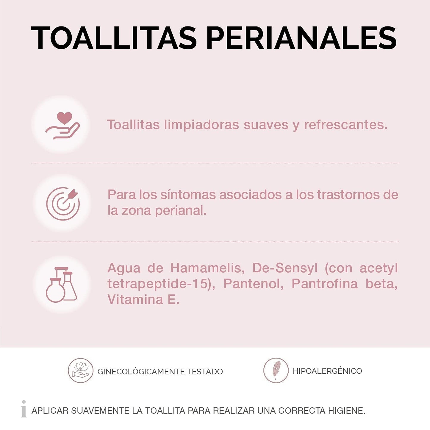 Lab - Perianale doekjes, Natte reinigingsdoekjes voor perianale hygiëne, Provitamine B5, hydraterend, hypoallergeen, parabenen- en alcoholvrij, dermatologisch getest - 15 stuks