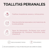 Lab - Perianale doekjes, Natte reinigingsdoekjes voor perianale hygiëne, Provitamine B5, hydraterend, hypoallergeen, parabenen- en alcoholvrij, dermatologisch getest - 15 stuks