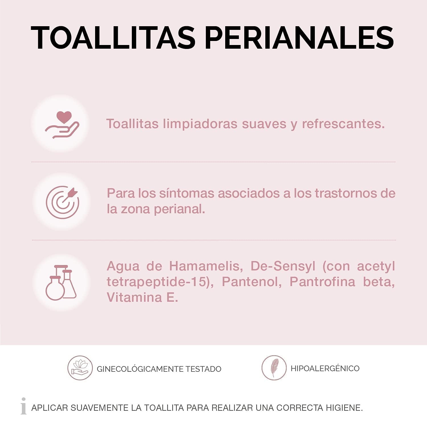 Lab - Perianale doekjes, Natte reinigingsdoekjes voor perianale hygiëne, Provitamine B5, hydraterend, hypoallergeen, parabenen- en alcoholvrij, dermatologisch getest - 15 stuks