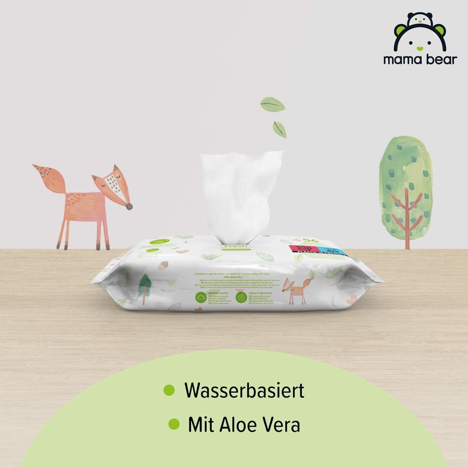 Verse Babydoekjes met Aloë Vera Mama Bear Naty Shop