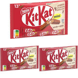 Nestlé Mini Chocoladerepen Melkchocolade Krokante Wafelrepen 3 Stuks (1 x 217 g)