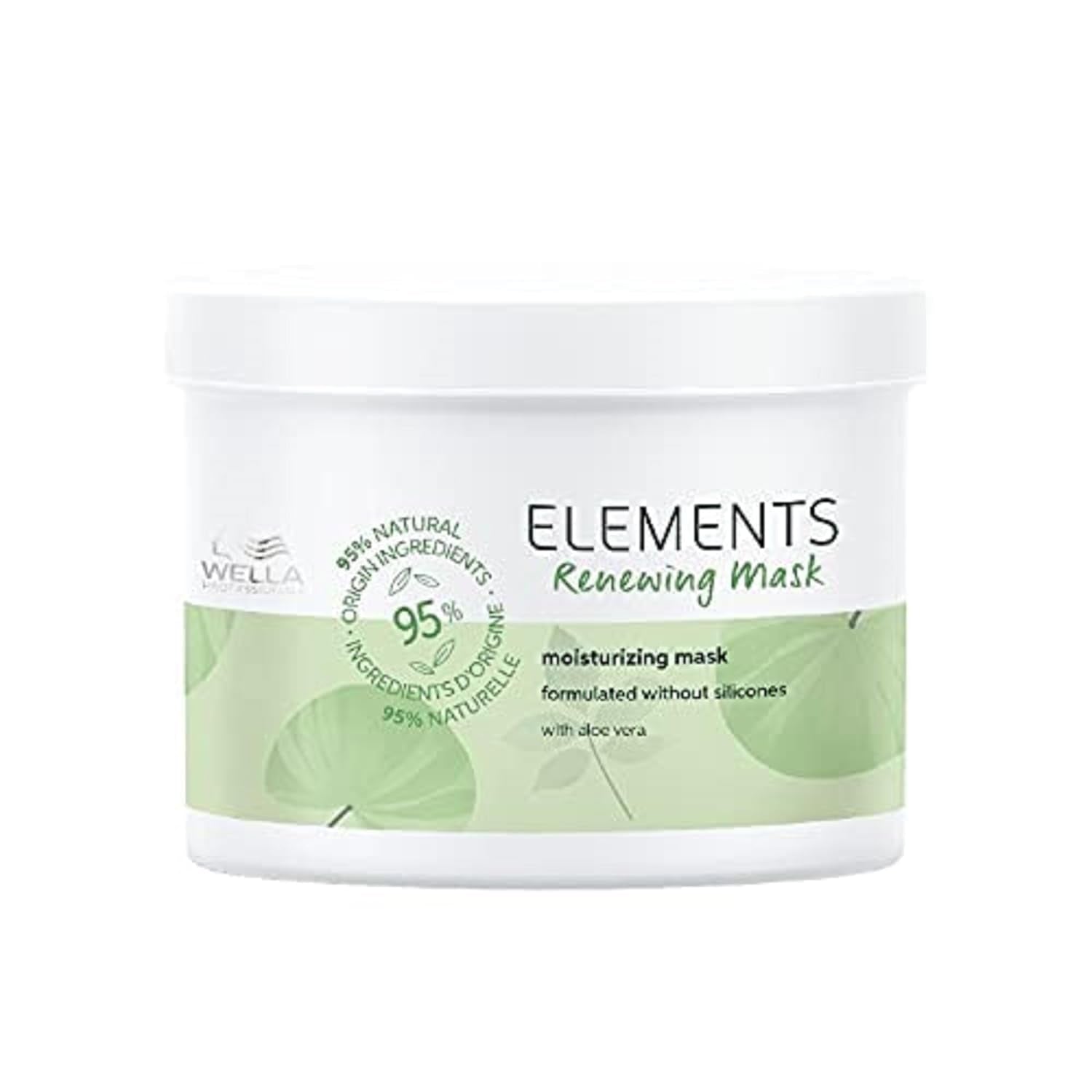 Wella Professionals Elements - natuurlijke verzorging voor droog, beschadigd haar en gevoelige hoofdhuid - leave-in conditioner, masker en spray met antioxidanten en olijfessence Haarmasker Naty Shop Haarmasker 500ml