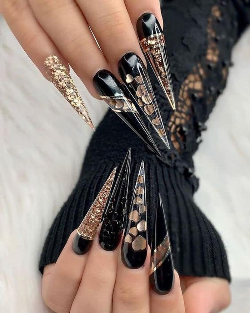 EBANKU 500 stuks kunstmatige nep-nageltips matte zachte gel heldere tips kunstmatige nageltips voor nagelverlengingen valse nagelset 12 maten-A