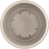 elho Amiga Round 30 - Bloempot voor binnen en buiten - 100% gerecycled plastic - Ø 29,5 x H 20,2 cm - Beige/Paddestoelbeige