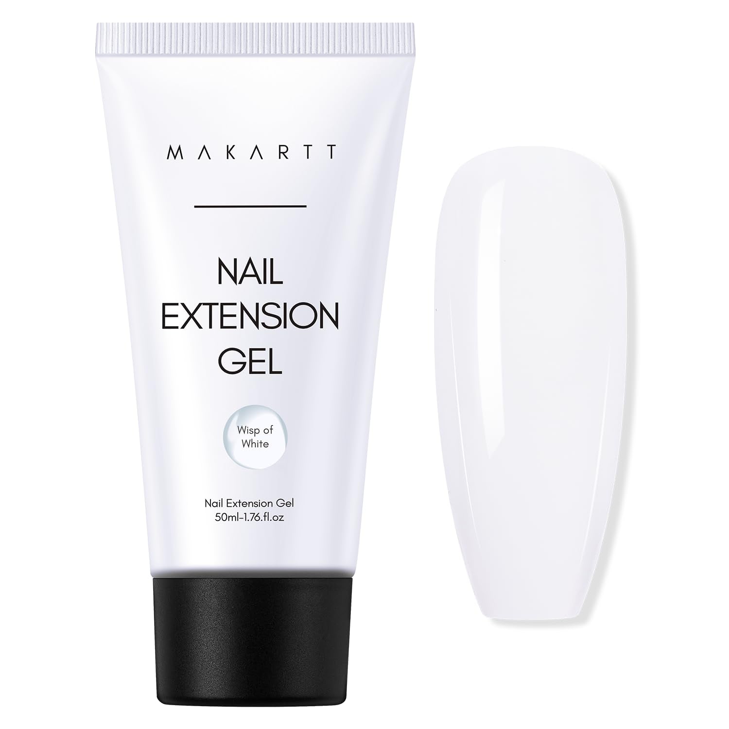 Makartt Poly Nail Extension Gel - 50 ML Extension Builder Acryl Poly Nägel Aufbaugel Extender Gel voor gelnagels voor nagelverlängerung, nagelstärkung, Nail Art Decoratie (transparant)