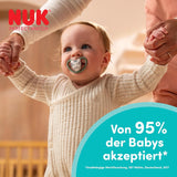 NUK Perfect Match luchtfopspenen voor baby's | 6-18 maanden | Orthodontische fopspenen die de luchtcirculatie bevorderen en huiduitslag door speeksel voorkomen | 95% acceptatie door baby's** | Disney Winnie de Poeh | Pak van 2