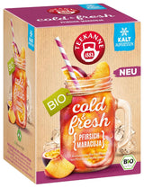 Teekanne Cold & Fresh BIO 4Er Mix - Met de nieuwe soorten citroen-munt, perzik-maracuja, sinaasappel-rozemarijn, grapefruit-munt-gember (4 X 45G)
