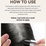 Haarkleur Stick Tijdelijke Haarkleur Lippenstift Haarverf, Tijdelijke Lippenstift Haarverf Witte Kleur Haar Cover DIY Make-up Stick Haarverf Zwart Bruin Haarverf Naty Shop