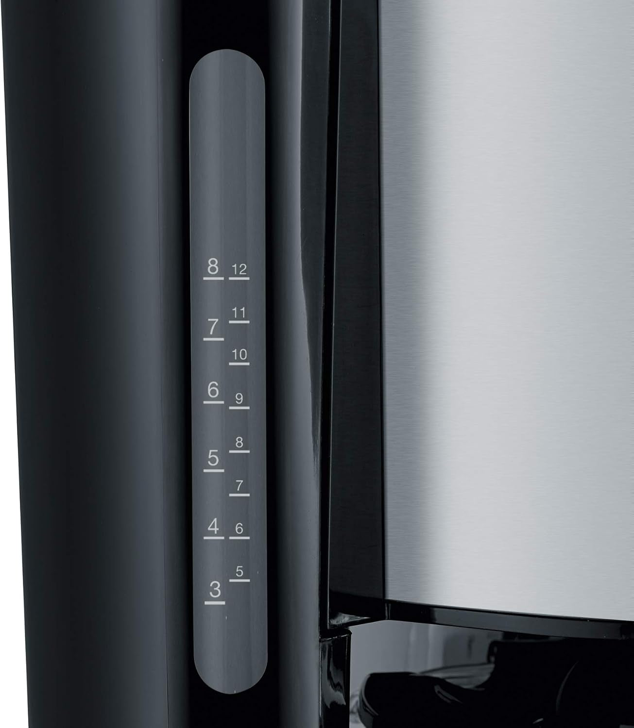 SEVERIN "TypeSwitch" espressomachine met thermische karaf, AromaSwitch voor keuze tussen 2 zetprofielen, koffiezetapparaat voor maximaal 10 kopjes, 1000W, geborsteld roestvrij staal-zwart, KA 4845