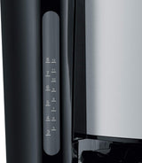SEVERIN "TypeSwitch" espressomachine met thermische karaf, AromaSwitch voor keuze tussen 2 zetprofielen, koffiezetapparaat voor maximaal 10 kopjes, 1000W, geborsteld roestvrij staal-zwart, KA 4845