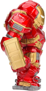 Jada Toys Marvel Figuur Hulkbuster & Ironman, Open en Gesloten Helm, Verzamelfiguren, Set, Gegoten, Rood, Grootte: 6 inch Hulkbuster & 2 inch Ironman Actiefiguren Naty Shop