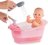 Corolle 9000141660 - Mon Grand Poupon badkuip met pompfunctie en rubberen eendje voor alle poppen van 30-36 cm, 32,5 cm, vanaf 3 jaar