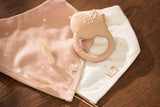 Jollein natuurrubber babybijtring - prachtige vogels - babybijtring - tandjeshulpmiddel - onschadelijk en BPA-vrij - babyspeelgoed