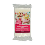 Funcakes Fondant met meringuesmaak: Gemakkelijk te gebruiken, glad, flexibel, zacht en kneedbaar, perfect voor het versieren van taarten, koosjer en glutenvrij. 1 kg