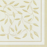 Papstar, 50 servetten "ROYAL Collection" 1/4-vouw 40 Cm X 40 Cm champagne "Nieuw Mediterraan", #11651