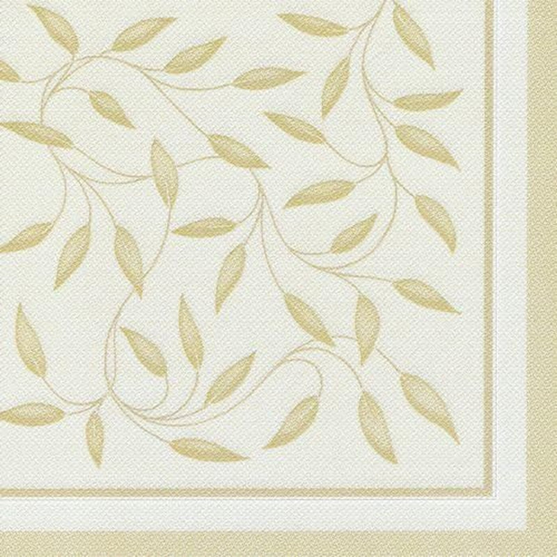 Papstar, 50 servetten "ROYAL Collection" 1/4-vouw 40 Cm X 40 Cm champagne "Nieuw Mediterraan", #11651