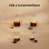 Espressomachine met Nespresso Krups Vertuo Pop capsules, inhoud: 560 ml, automatische capsuleherkenning, one-touch systeem, 4 kopgroottes, verkorte opwarmtijd, duurzaam, Aqua Mint, XN9204