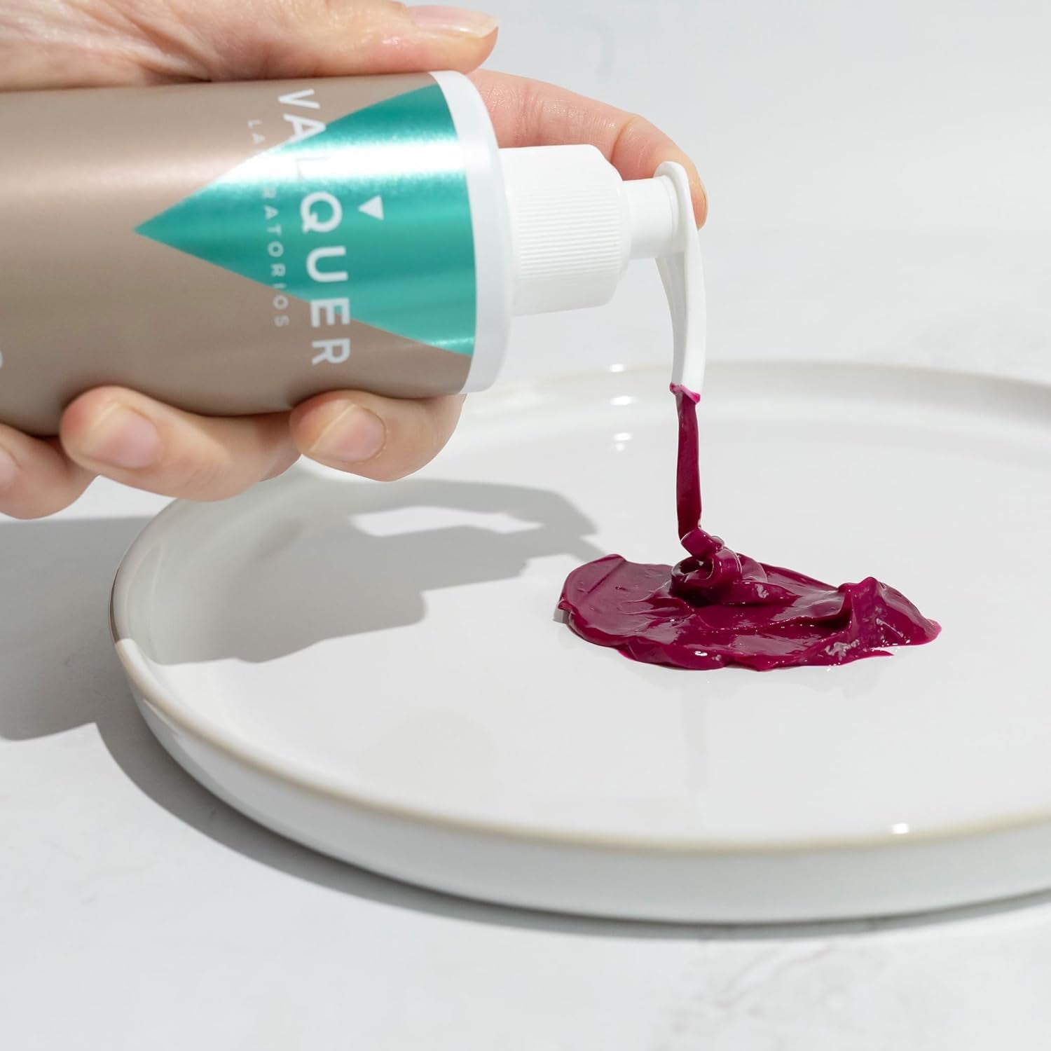 Valquer Power Color Mask vegan en siliconenvrije formule Geeft haarkleur 290 ml paars Haarmasker Naty Shop
