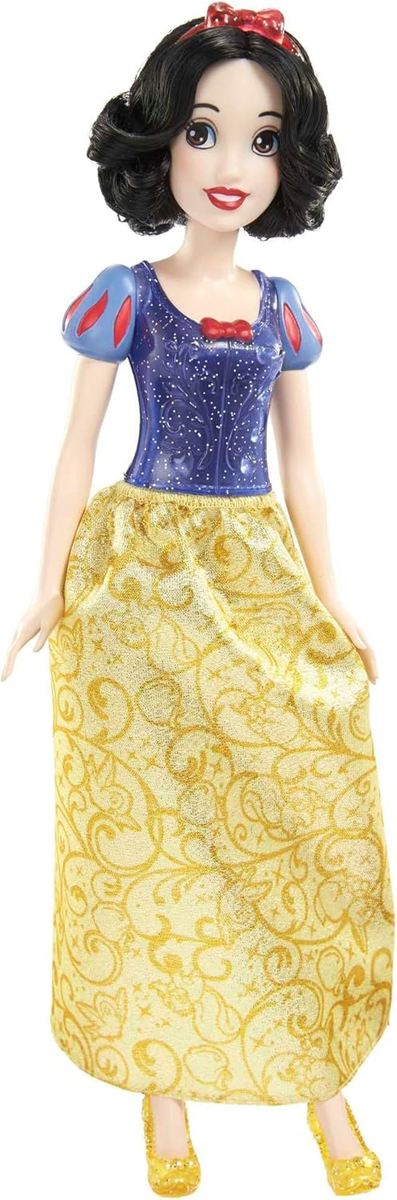 Mattel Disney Princess speelgoed Sneeuwwitje beweegbare pop met sprankelende kleding en accessoires Disney film geïnspireerd cadeau voor kinderen HLW08 Naty Shop poppen