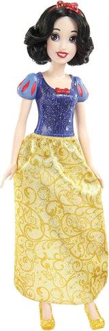 Mattel Disney Princess speelgoed Sneeuwwitje beweegbare pop met sprankelende kleding en accessoires Disney film geïnspireerd cadeau voor kinderen HLW08 Naty Shop poppen