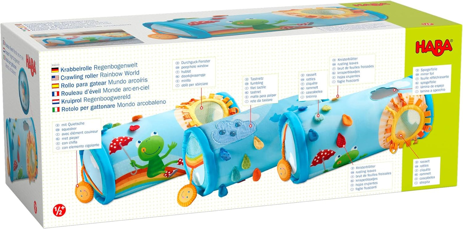 Speelgoed voor kleine kinderen HABA kruiprol regenboogwereld Speelgoed Bebe Naty Shop