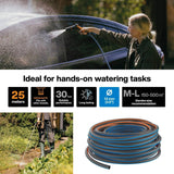 Fiskars ML tuinslang X-serie handwaterslang 13 mm (1/2"), lengte: 25 m, universele aansluiting, UV-bescherming, vorstbescherming, draaibestendig, blauw, 1076045