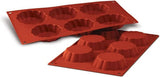 Silikomart bakvorm, 20.035.00.0060 SF 035, "SF 035 Briochette Cannellata" Keuken Naty Shop Poetin Deep