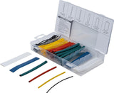 BGS 8123 | Assortiment krimpkousen | 100 stuks | Kleurrijk | Verhouding 2:1 | 6 maten | Inclusief bijpassende doos