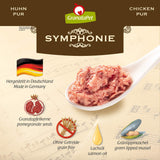 GranataPet Symphony No. 5 Pure Chicken, graan- en suikervrij kattenvoer, filets in natuurlijke gelei, delicaat nat kattenvoer, 6 x 200 g