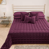 PETTI Artigiani Italiani - Eenpersoonsbedovertrek, dubbelzijdige sprei, verensprei, nachtblauw, wit, 100% Made in Italy