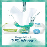 Harmonie Babyluierset maat 2 (4-8 kg, 240 stuks) MAANDDOOS en Harmonie Aqua Baby Natte Doekjes Box 720 Doekjes (15 x 48), Baby Essentials