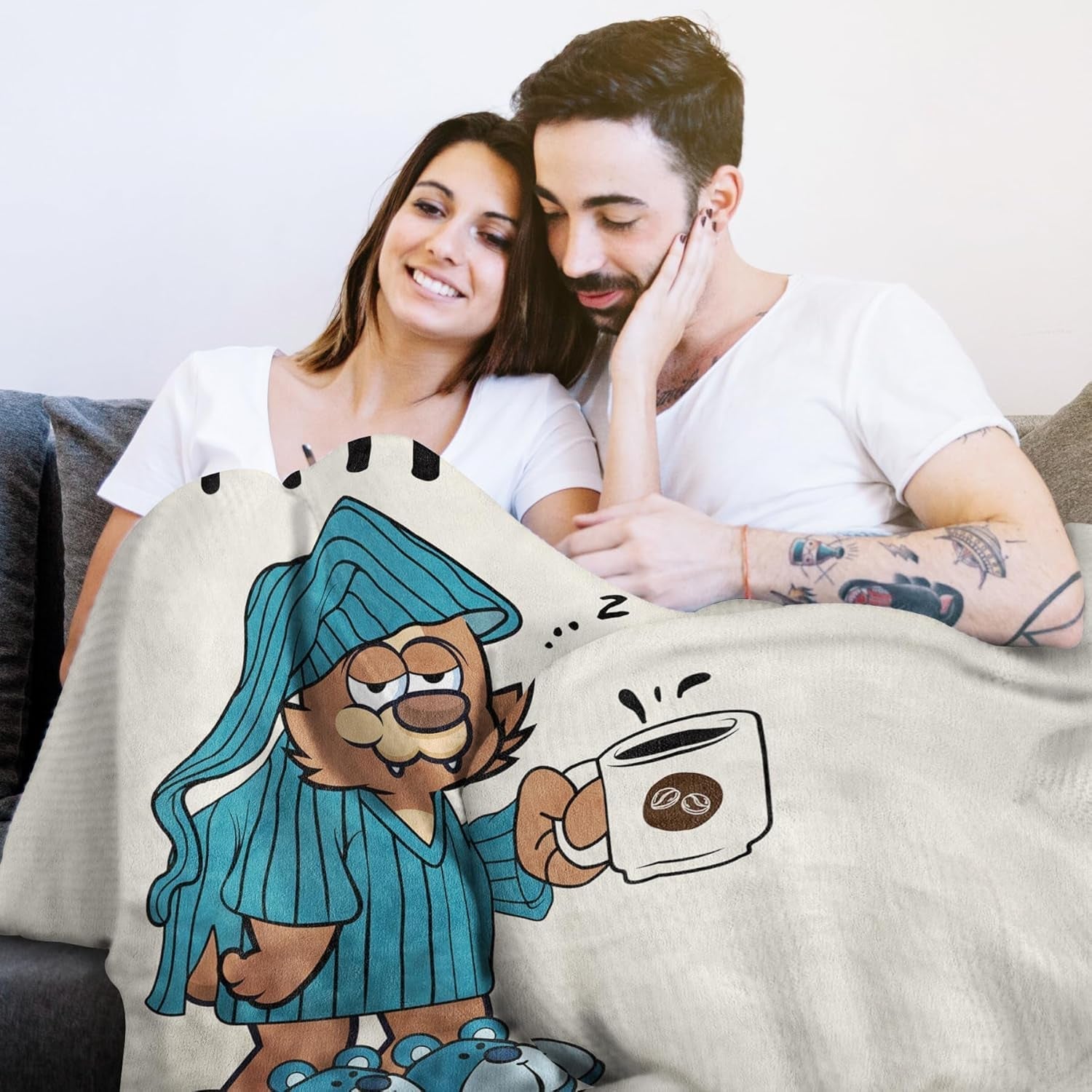 Musaecoin papa cadeau, papa verjaardagscadeau, cadeau-ideeën voor papa, cadeaus voor papa, 50-60 inch flanellen deken, kerstcadeau voor papa, vaderdagcadeau Bedden en dekens musaecoin