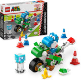 LEGO Super Mario: Mario Kart - Yoshi Bike verzamelbare Nintendo-avonturenset Cadeau voor kinderen, jongens, meisjes en gamers 7+ Yoshi-figurenverzamelingsset 72031 Bouwsets Beschik over de LEGO-Store standaardtitel