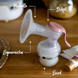 Tommee Tippee Made for Me Manuelle Einzel-Milchpumpe, Starke Saugkraft, Ergonomischer Griff, Tragbare Und Leise Milchpumpe, Samt Babyflasche Accessoires Voeding en borstvoeding Bebe Naty Shop