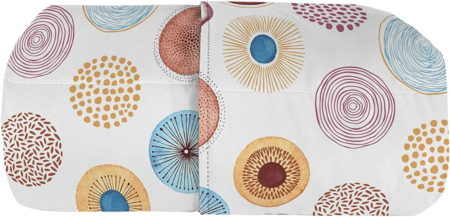 Italiaans beddengoed basic zomerdekbed, bedrukte microvezel, 250X240Cm, cirkel Quilts en quilts Naty Shop
