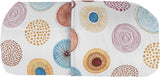 Italiaans beddengoed basic zomerdekbed, bedrukte microvezel, 250X240Cm, cirkel Quilts en quilts Naty Shop