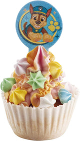 Dekora, Dekorapin Paw Patrol Eetbare Taartdecoraties, 20 Eetbare Papieren Wafeltjes - 6,5 X 4 Cm Naty Shop