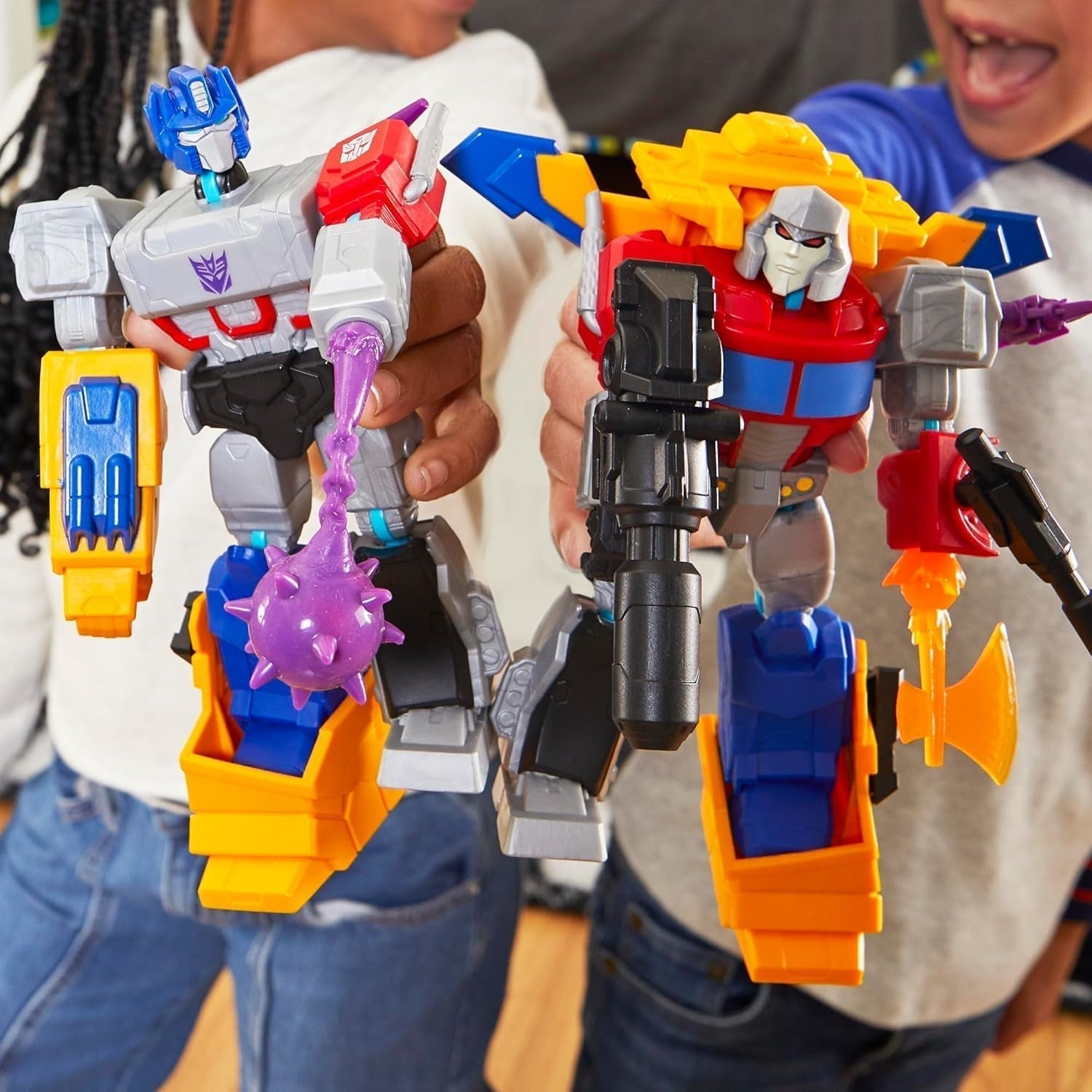 Transformers Mixmashers Optimus Prime Aanpasbare Deluxe actiefiguren en accessoires Actiefiguren Naty Shop