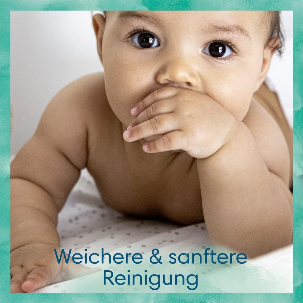 2320 Plus 2017 navuldoos (6-pack) en Pampers Harmony Aqua babydoekjesdoos, 720 doekjes (15 x 48), zachte huidbescherming met 99% water